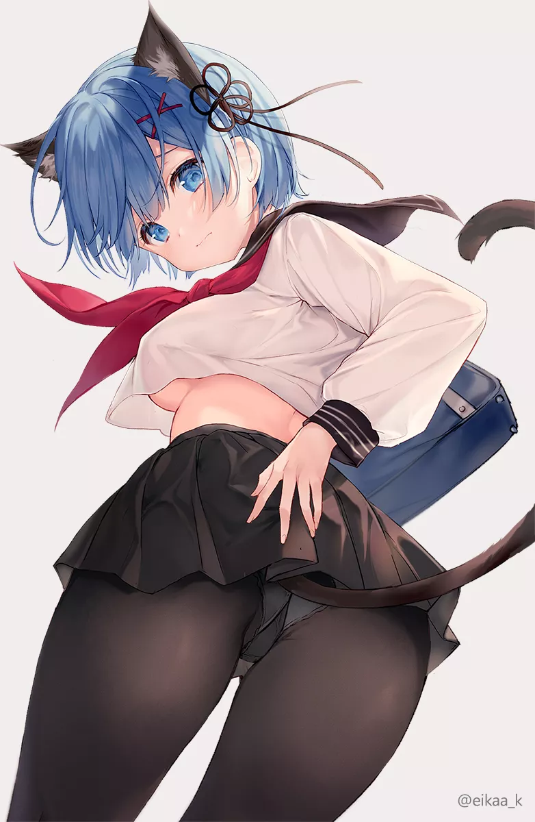 Neko Rem Re Zero Nudes Nekomimi Nude Pics Org