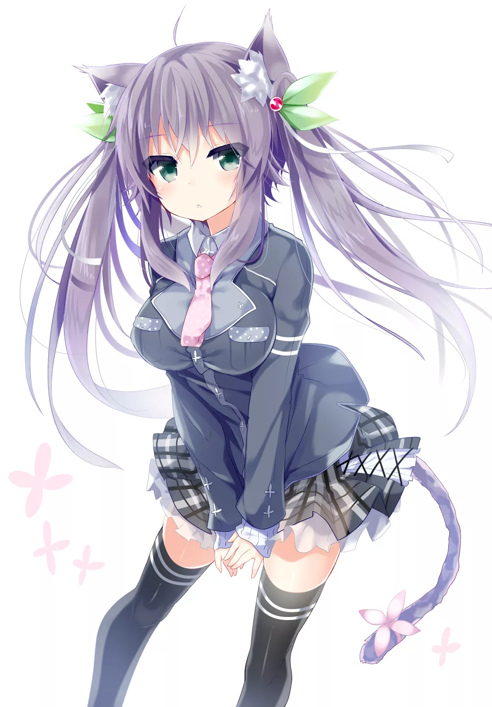Neko with twintails. Neko with twintails.