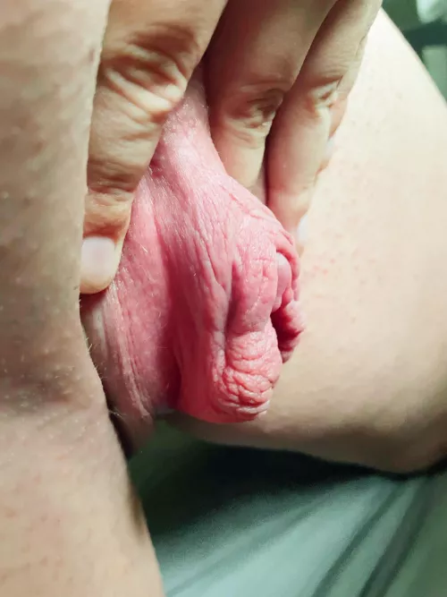 Never been so swollen and rock hard before! I wanna be forced to grow it even bigger ? you like it? ??