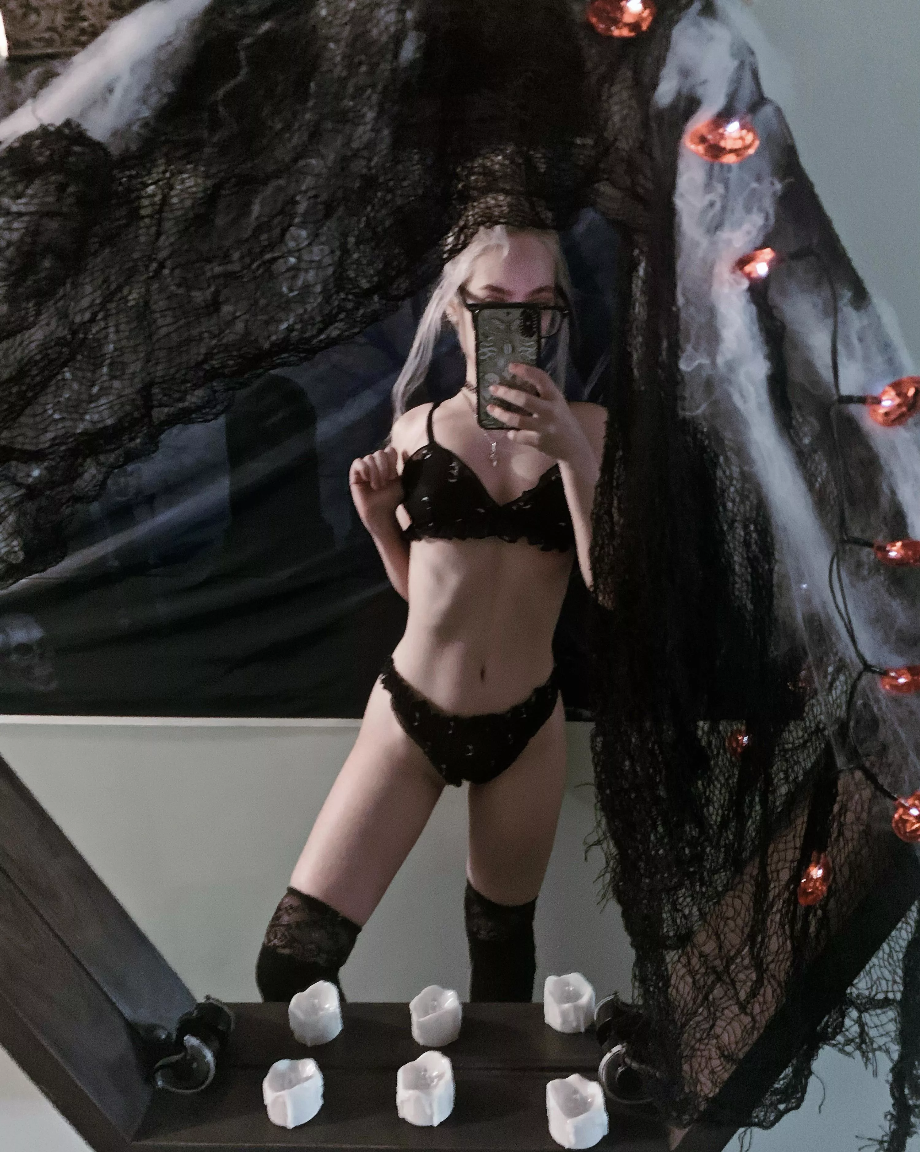 never not in thigh highs ?