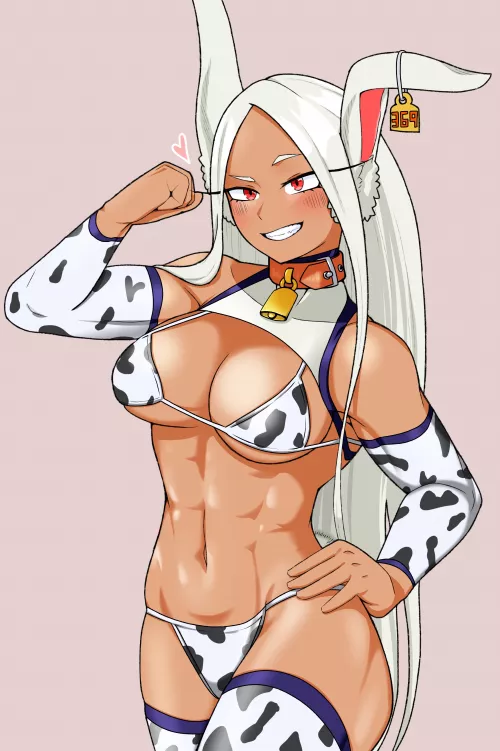 Never too late for Mirko in a cow-stume [Ryuugu]
