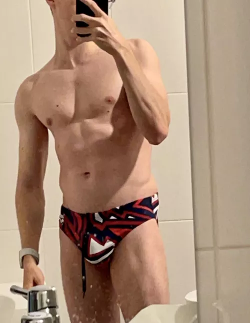 New Arena trunks for lap swimming. May wear them as underwear too. So comfortable.