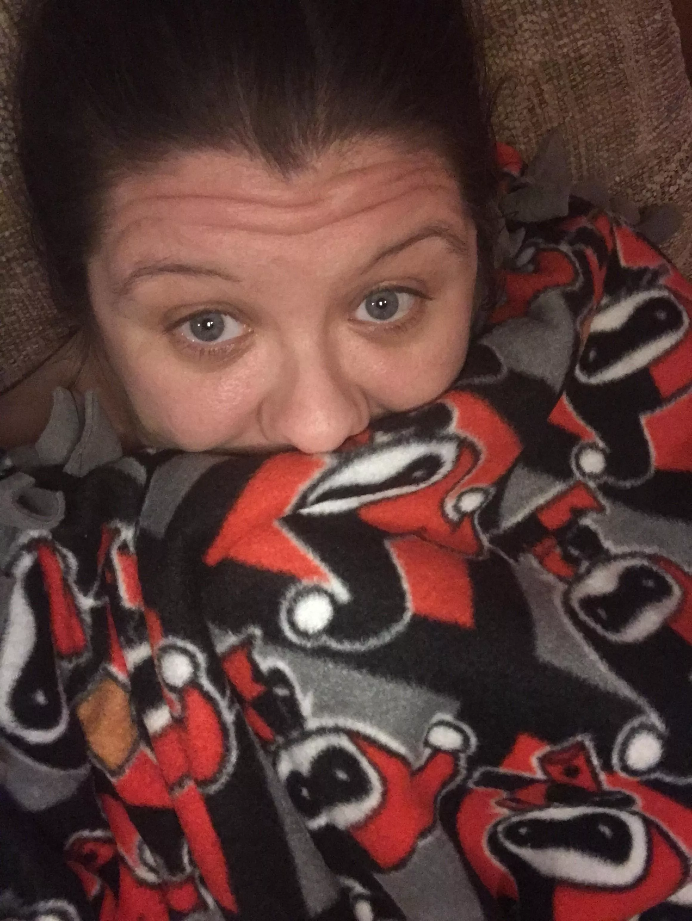 New Christmas blankie from Daddy!