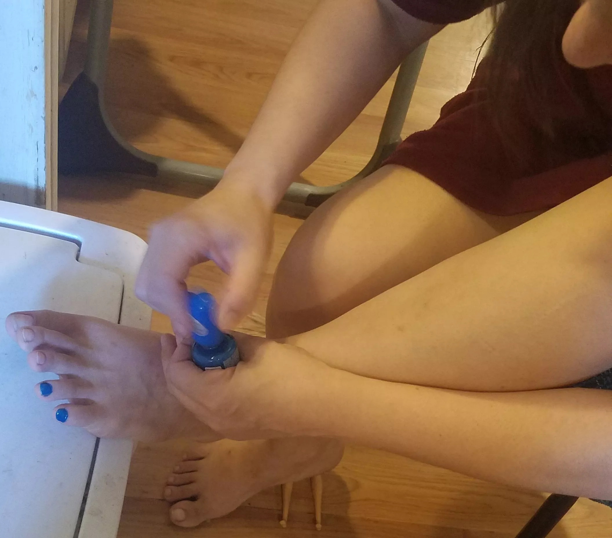 New color looks like it suits her well.