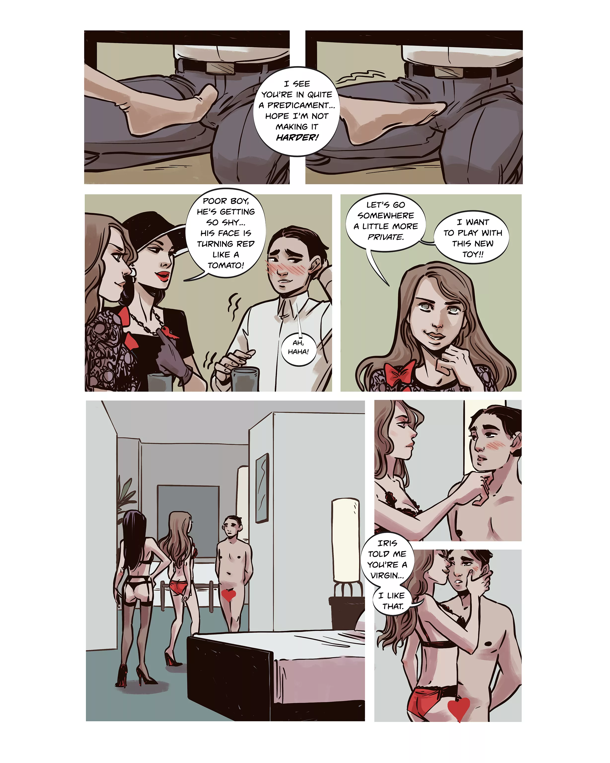 New comic page! View it uncensored at AdventuresOfLiaraRoux.com! New comic page! View it uncensored at AdventuresOfLiaraRoux.com!