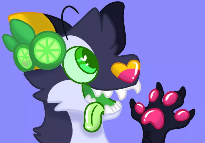 New fursona! Thinking of naming him Citrus 👀