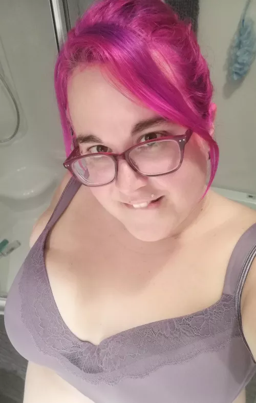 New hair color and new bra....what do you think? π