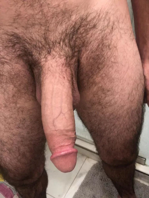 New here... honest rating for my semi hard cock please :)