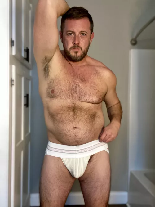 New jockstrap with classic 3β wide band