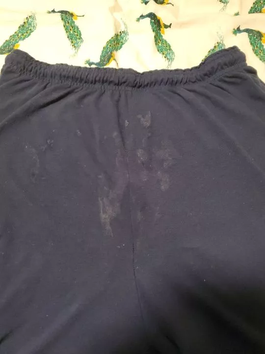 New pair of gymshorts coming along. Got a little precum happy earlier. Oops New pair of gymshorts coming along. Got a little precum happy earlier. Oops