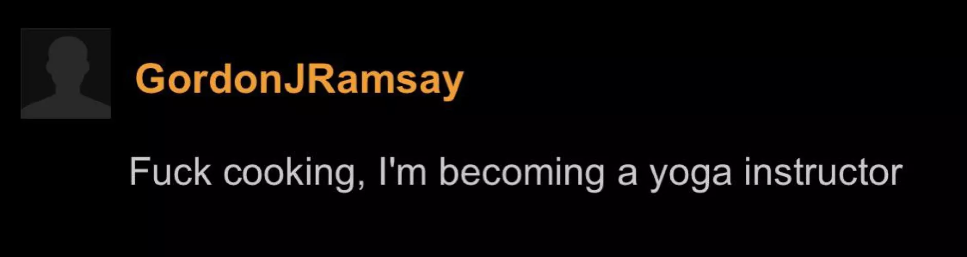 New show?
