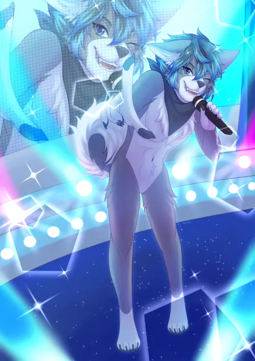 New to the furry community, my first sona by @nemoruu (you're amazing!), any thoughts?