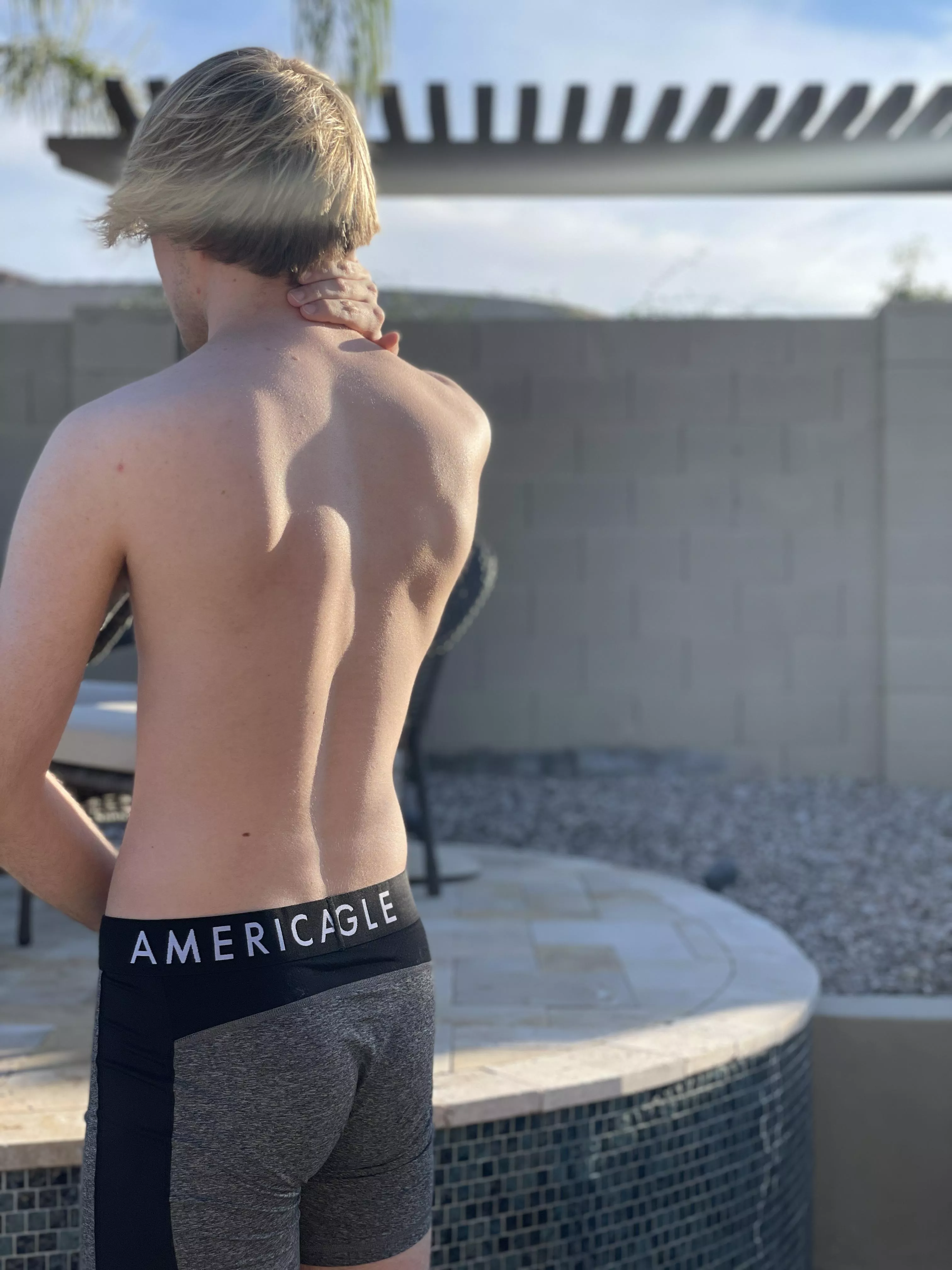 New underwear by the pool 🏝