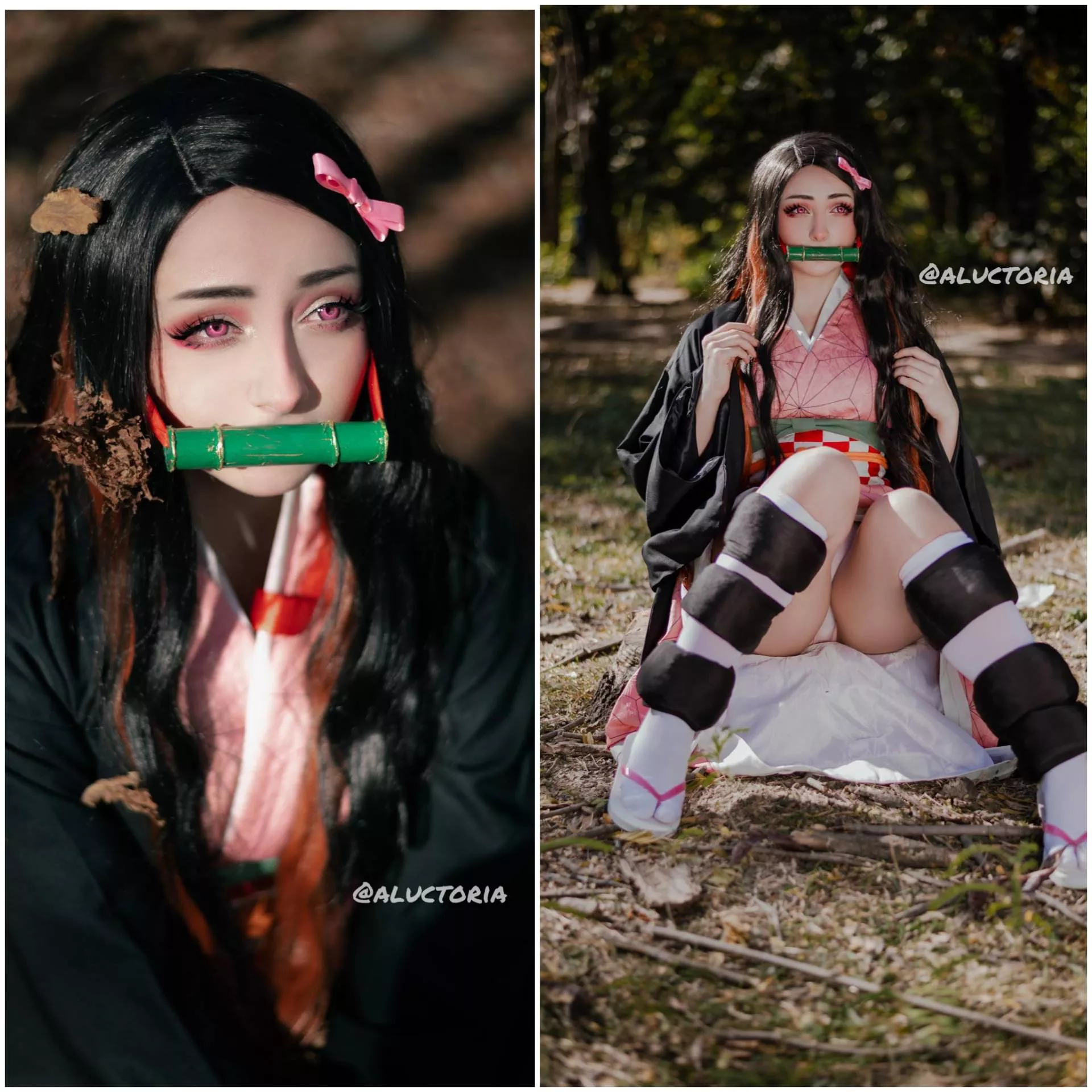 Nezuko cosplay by Aluctoria