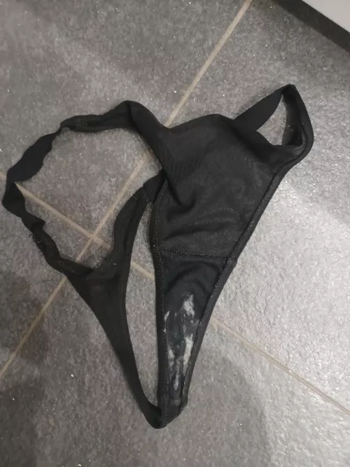 Nice black thong