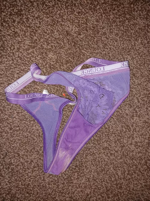 Nice purple thong Nice purple thong