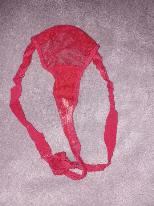 Nice pussy stained thong