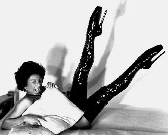 Nichelle Nichols modeling for a catalog, long before Star Trek Nichelle Nichols modeling for a catalog, long before Star Trek