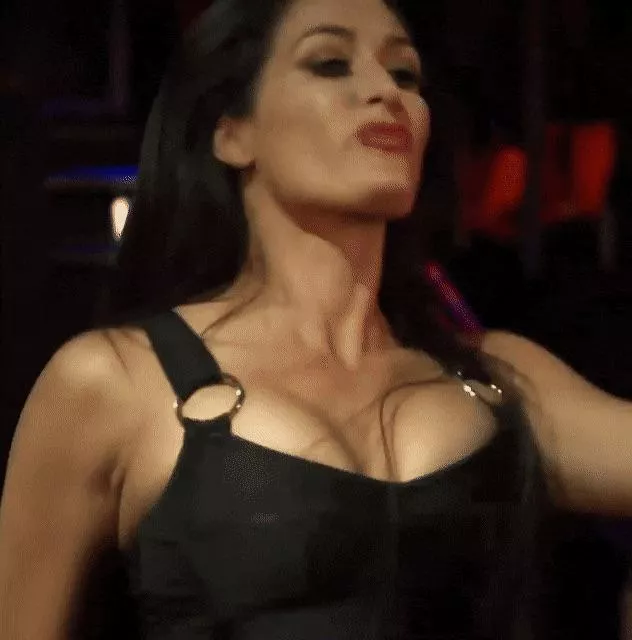 Nikki Bella bouncing her massive tits Nikki Bella bouncing her massive tits