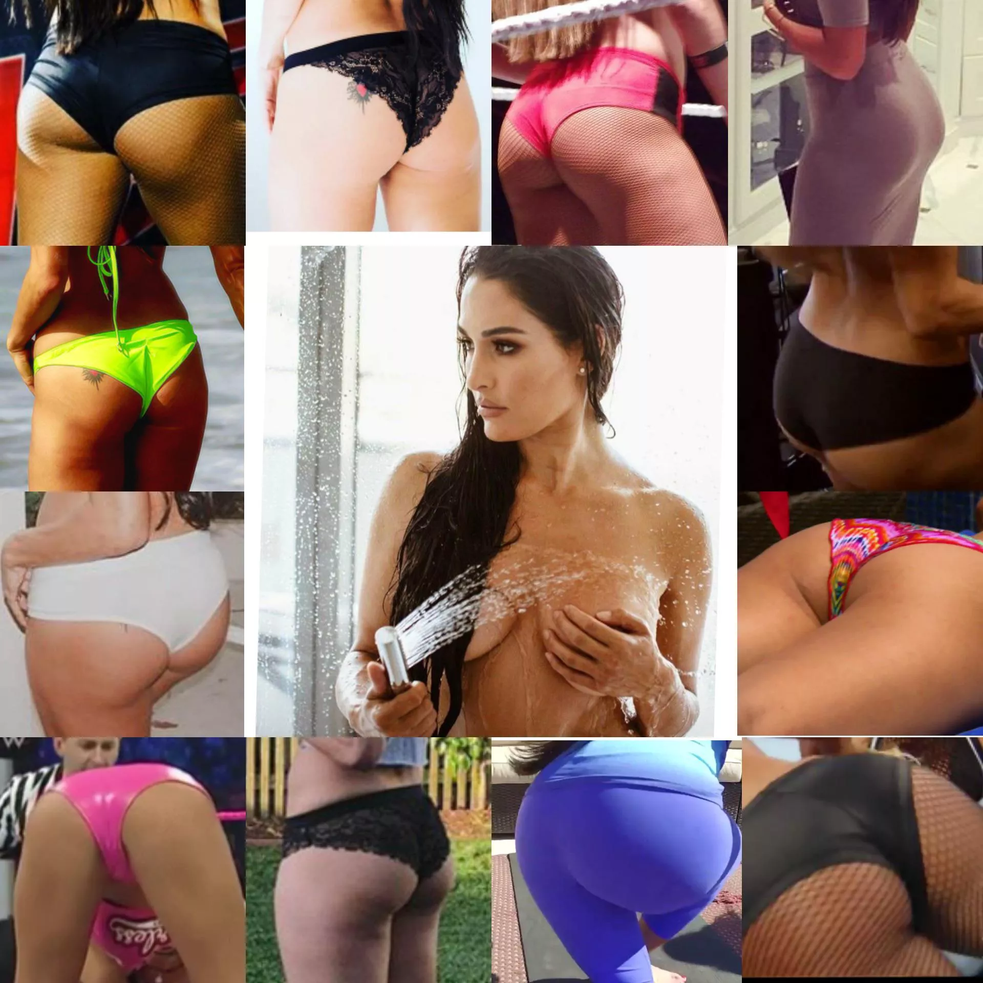 Nikki Bella MILF Collage🍑🤤 Nikki Bella MILF Collage🍑🤤