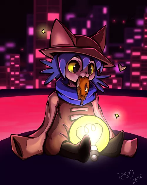 Niko From OneShot! (Art by me, @RightSideD0wn on twitter)