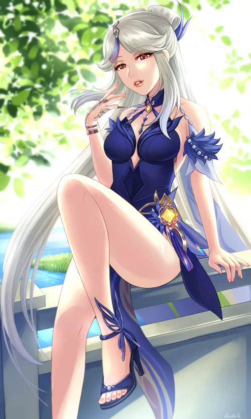 Ningguang's new outfit [Genshin Impact]