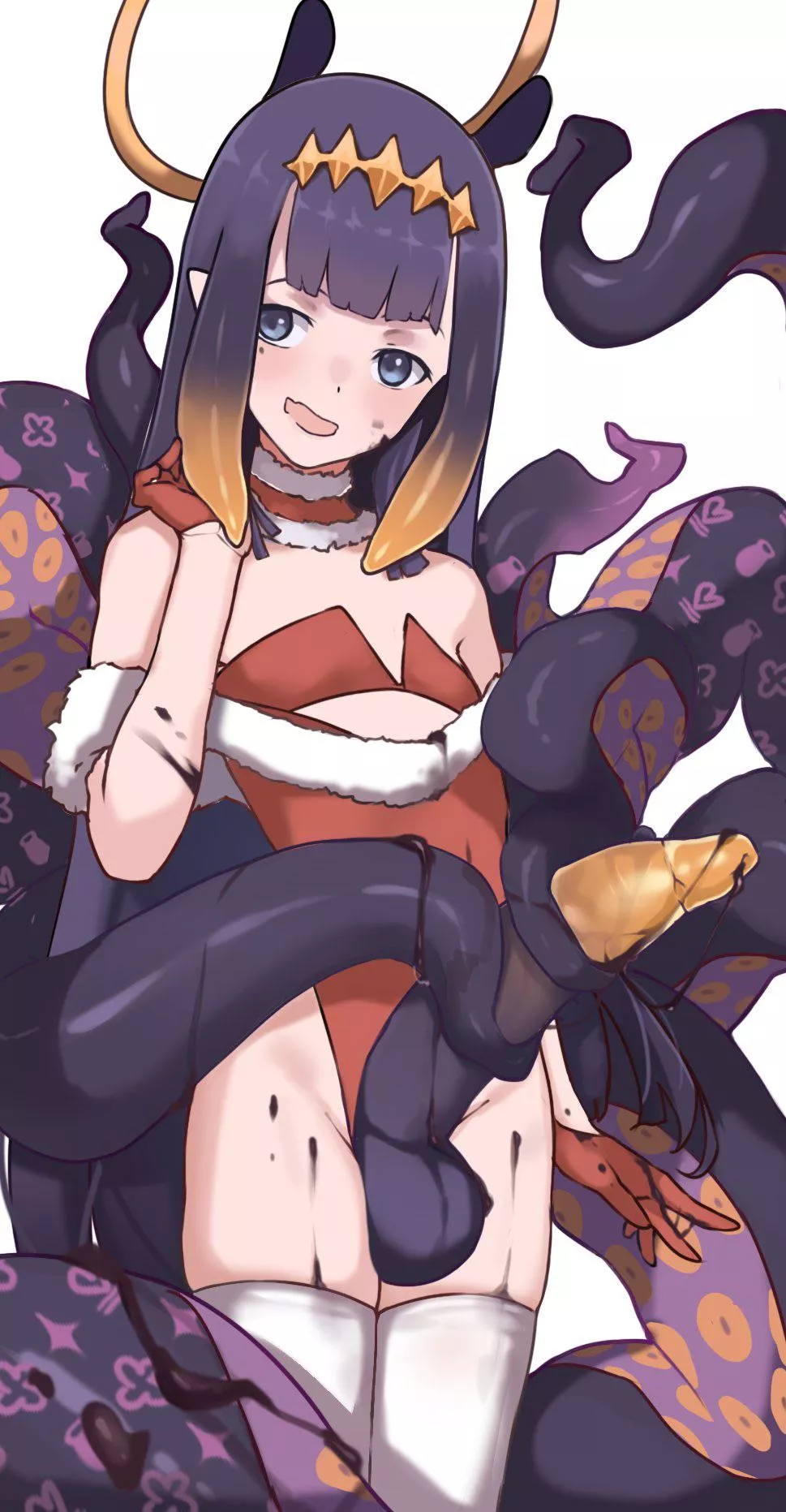 Ninomae shooting her ink (@todding) [Hololive]