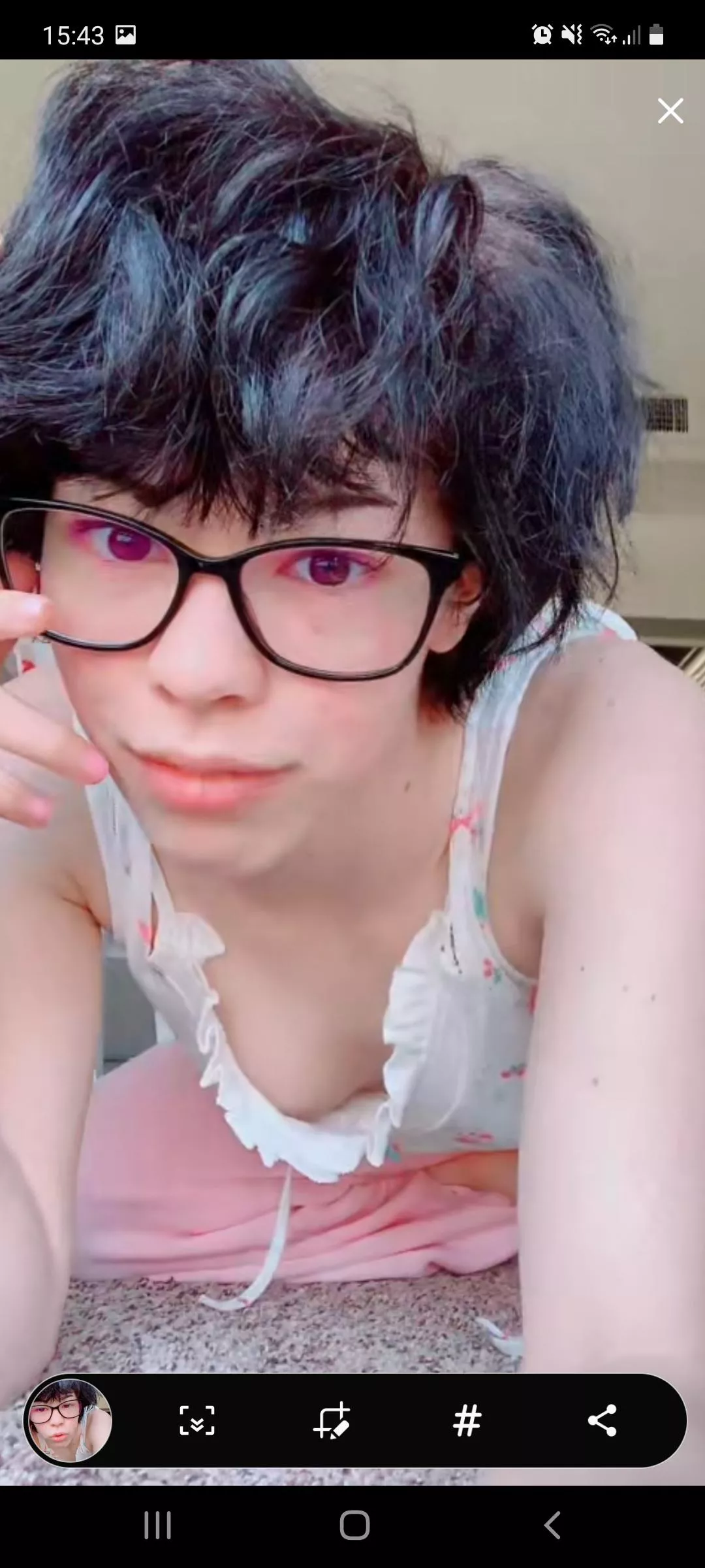 Nip slip on live TikTok