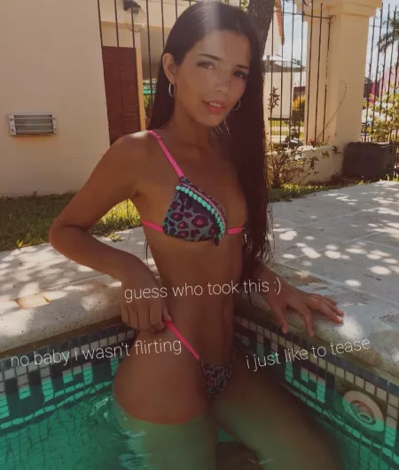 No baby I wasn't flirting