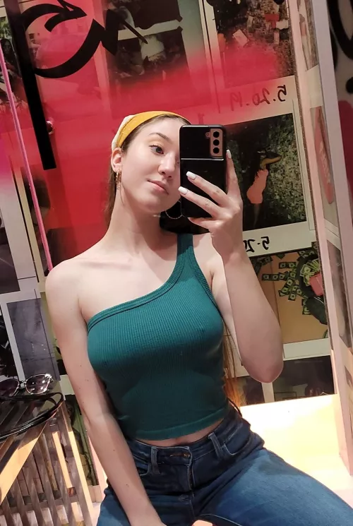 No bra, and all natural