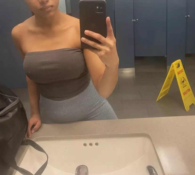 No bra for the workout