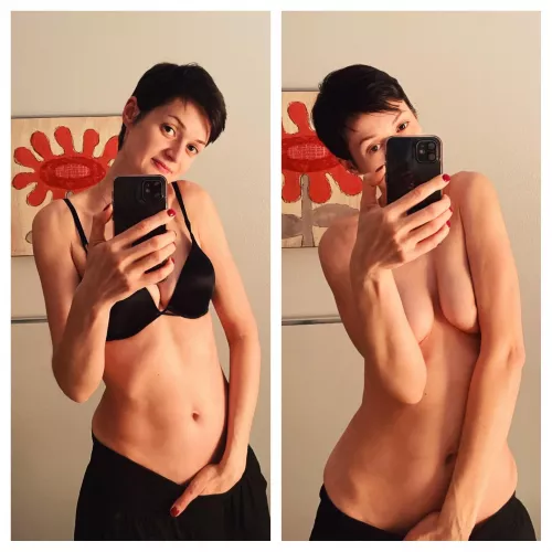 No makeup, looks alright? [f38]