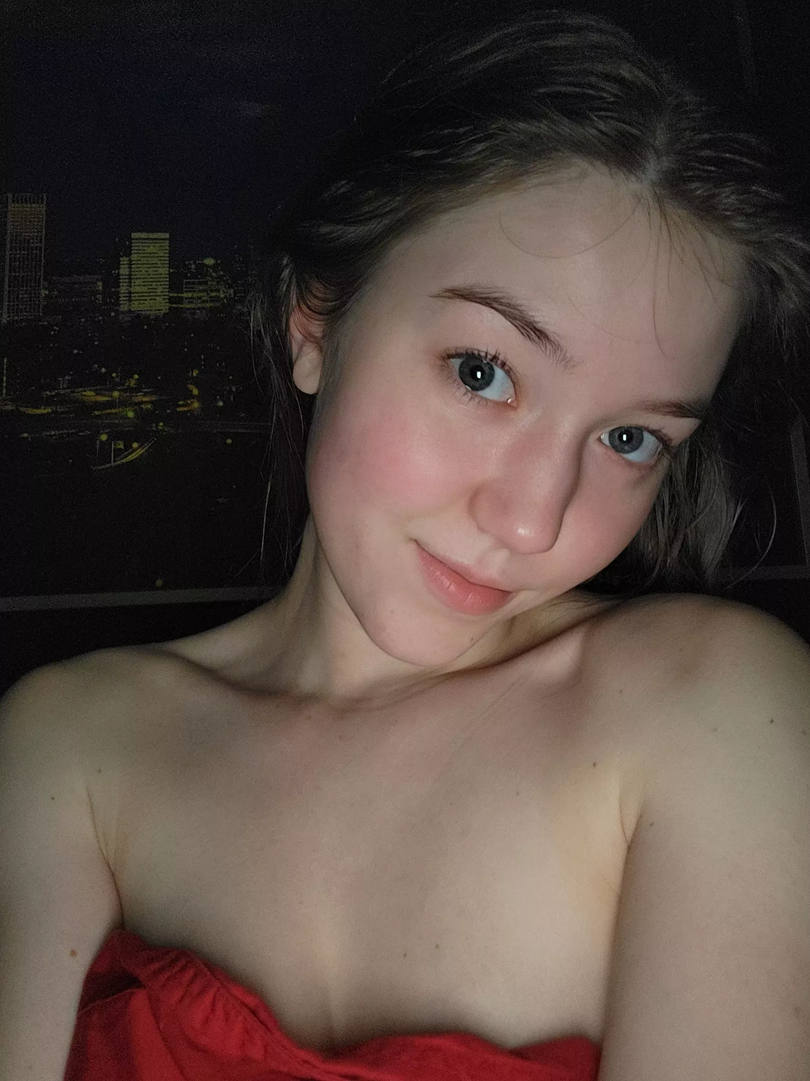 No makeup, no filter, all natural