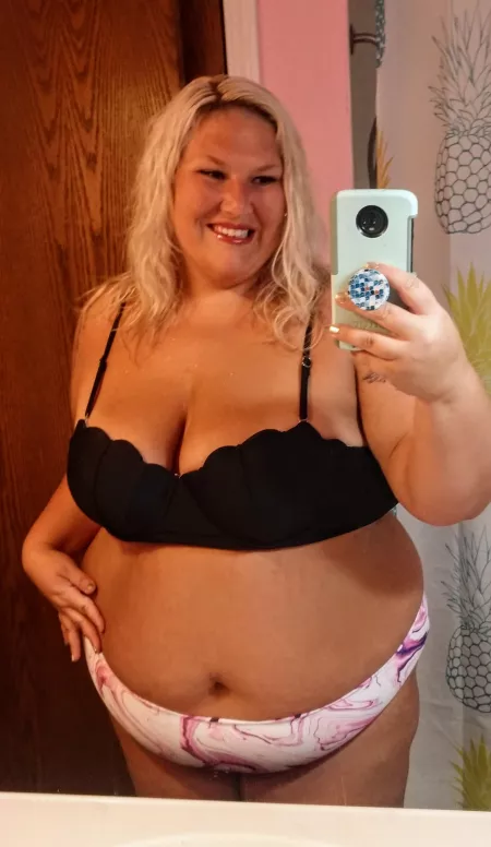 No need to dry my hair because I'm going swimming ??