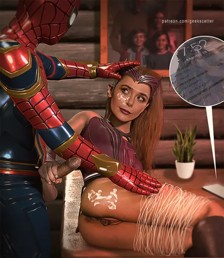 No one said that the Scarlet Witch was gonna act sane in the Multiverse of Madness. (Artist Unknown) No one said that the Scarlet Witch was gonna act sane in the Multiverse of Madness. (Artist Unknown)