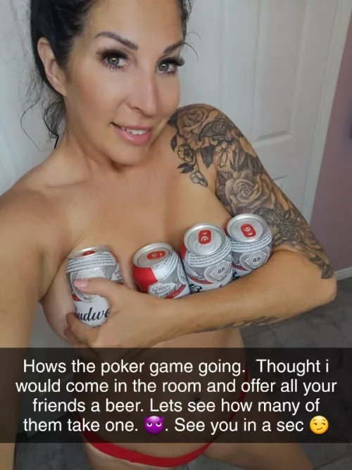No one will turn a beer down from her No one will turn a beer down from her