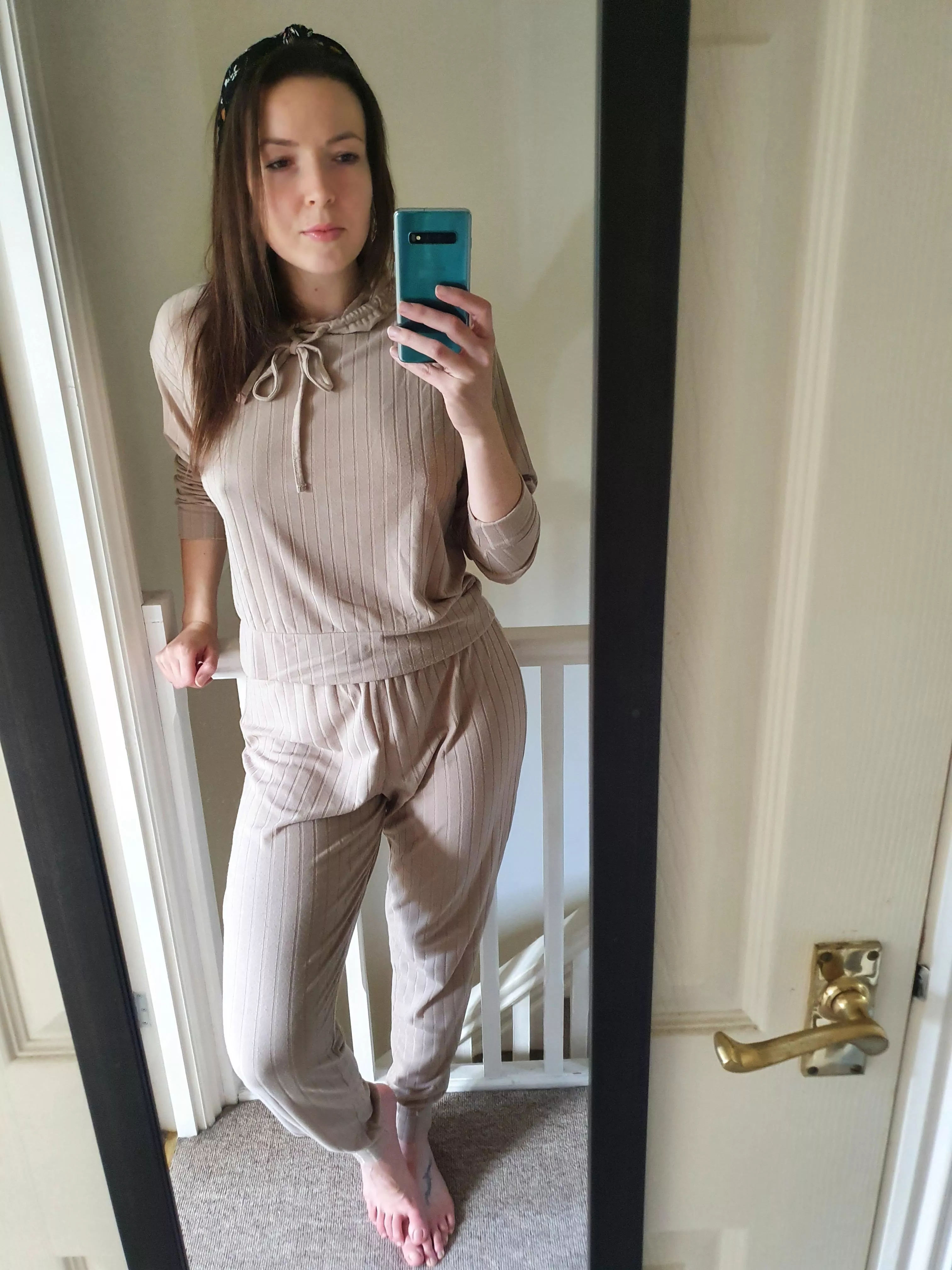No point in wearing a bra at home, don't you agree? No point in wearing a bra at home, don't you agree?