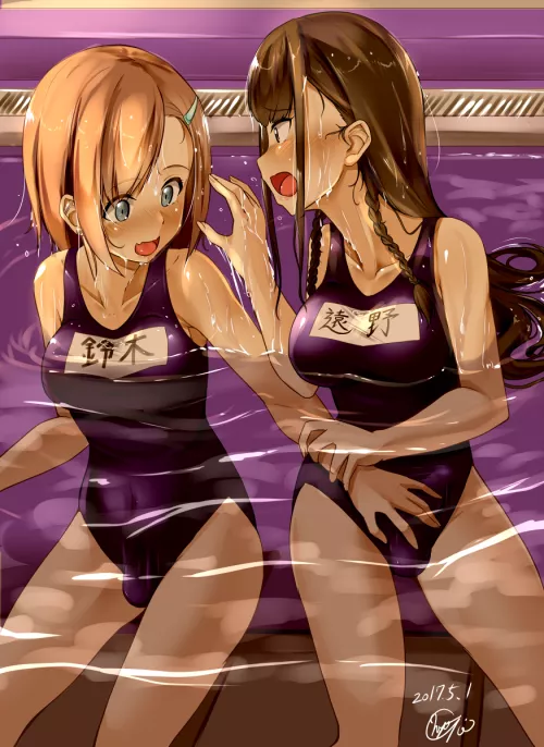 No Touching While In The Pool (Ryuunagi Hyouga ) [Original]