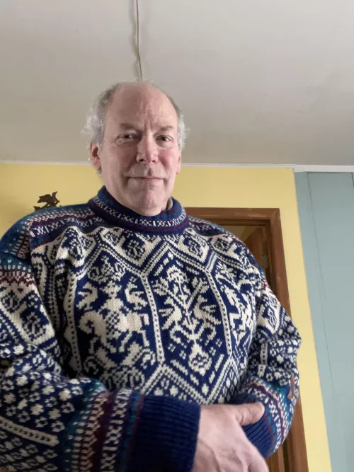 Nordic Sweater (Friends gave this to me today. Just because.) Nordic Sweater (Friends gave this to me today. Just because.)