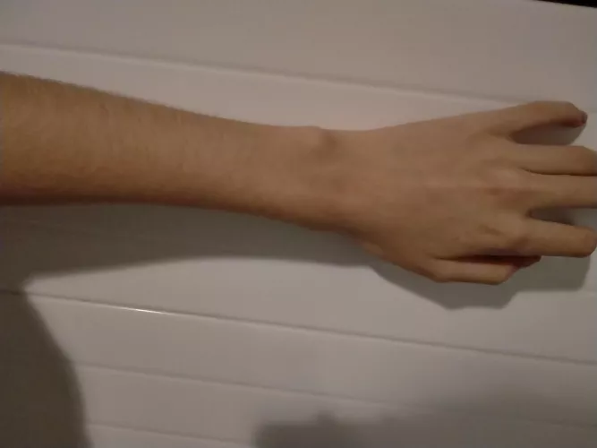 not a buffed forearm at all, but i just felt the comparison would be funny lol not a buffed forearm at all, but i just felt the comparison would be funny lol