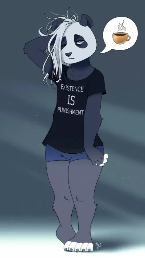 Not a morning person (Art by me)