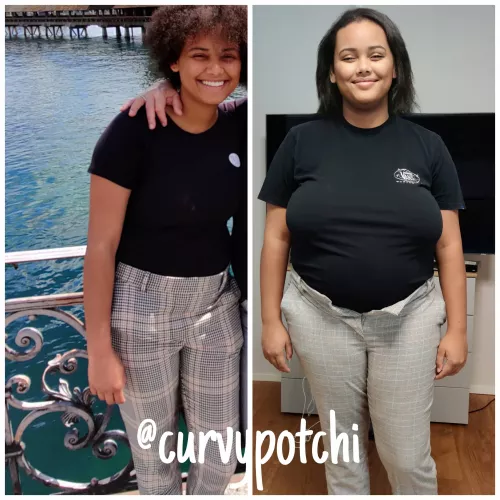 not even a year different, and the same outfit, what do you think? π·π·π·π