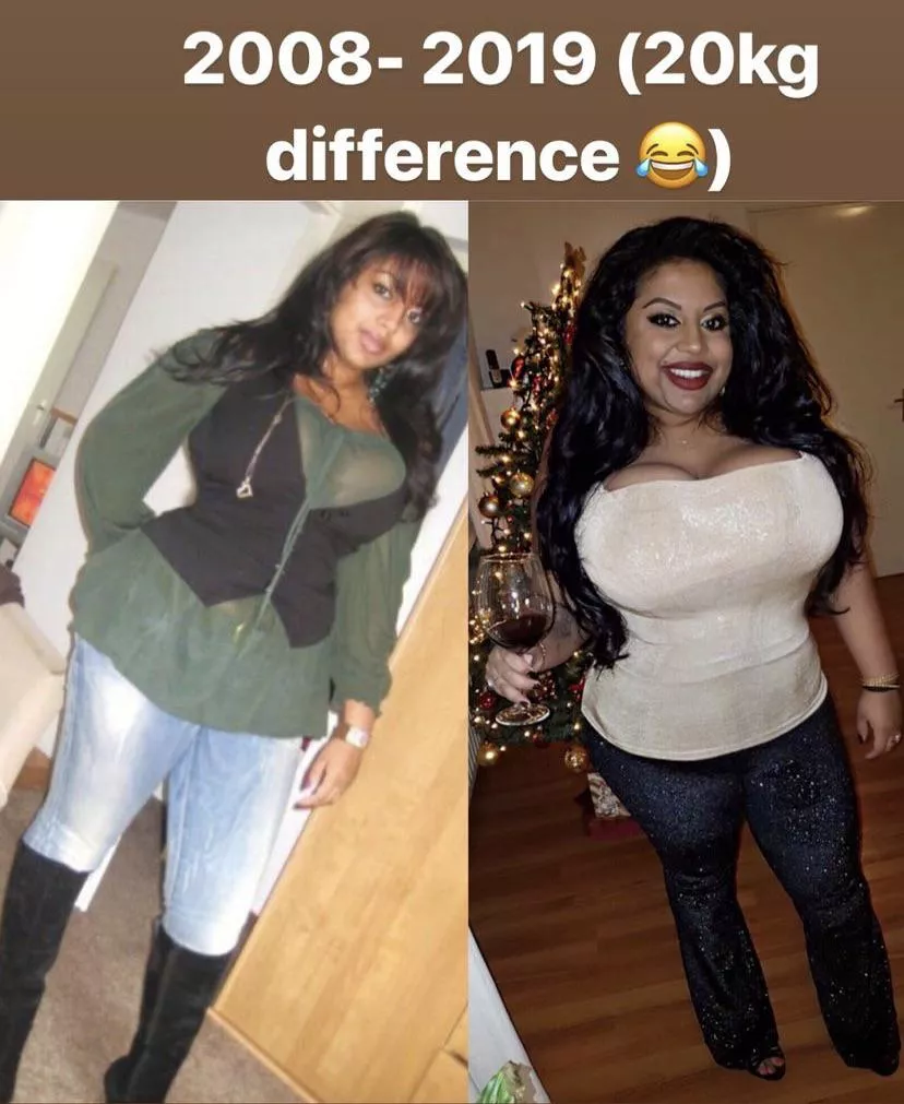 Not hard to see where all that weight went π Not hard to see where all that weight went π