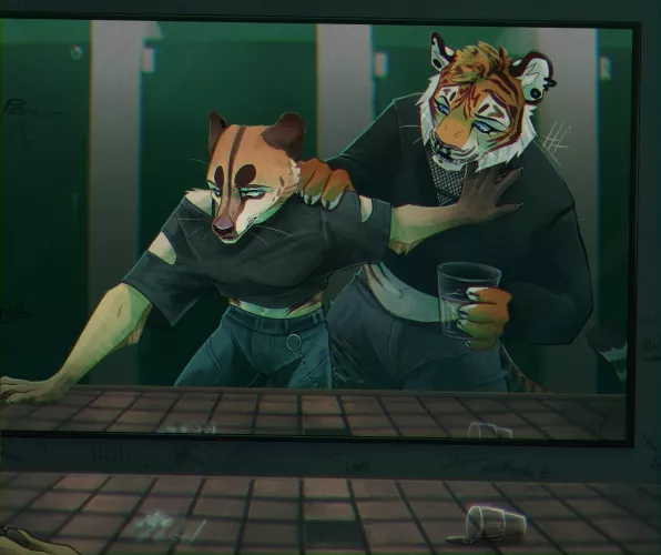 Not her greatest moment,, but I like drawing a bit darker pieces too [art by me, @/heretic.fox on Instagram]