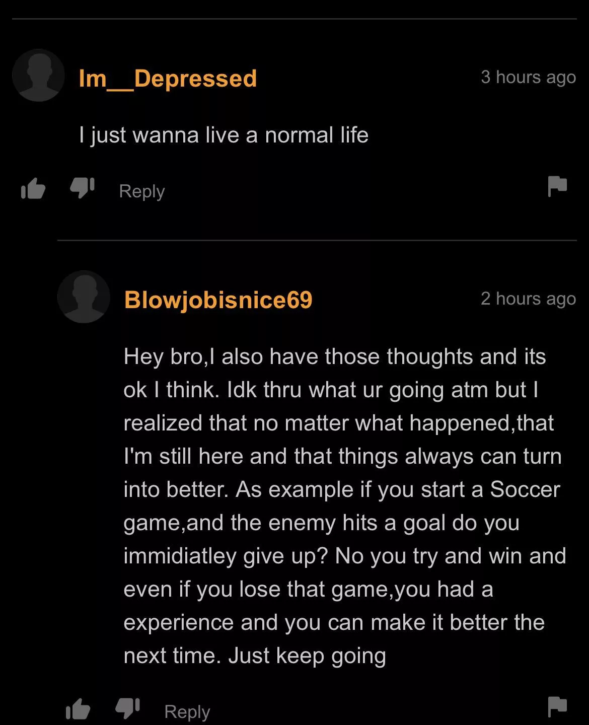 Not mine a friend sent this to me, wholesome lol