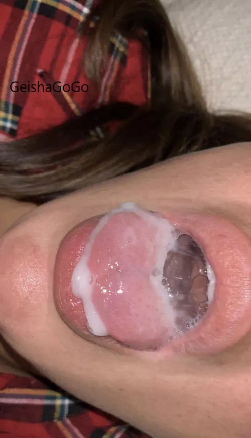 Not my first cum bubble….