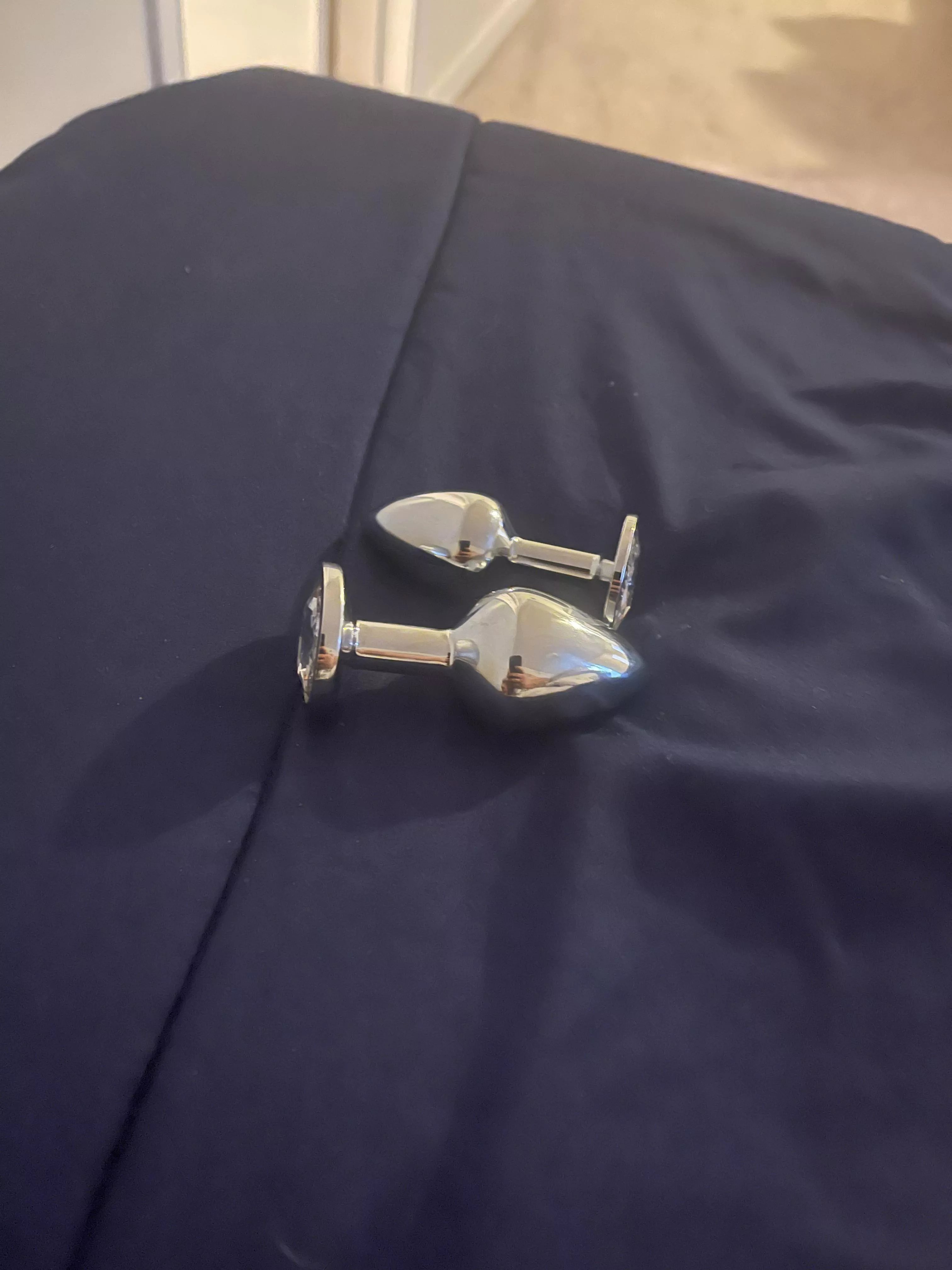 Not panties but plugs. Getting ready for Christmas dinner. Which should be used