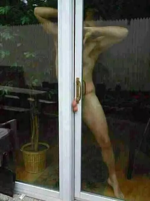 not sure how he did that but im sure his balls are done for