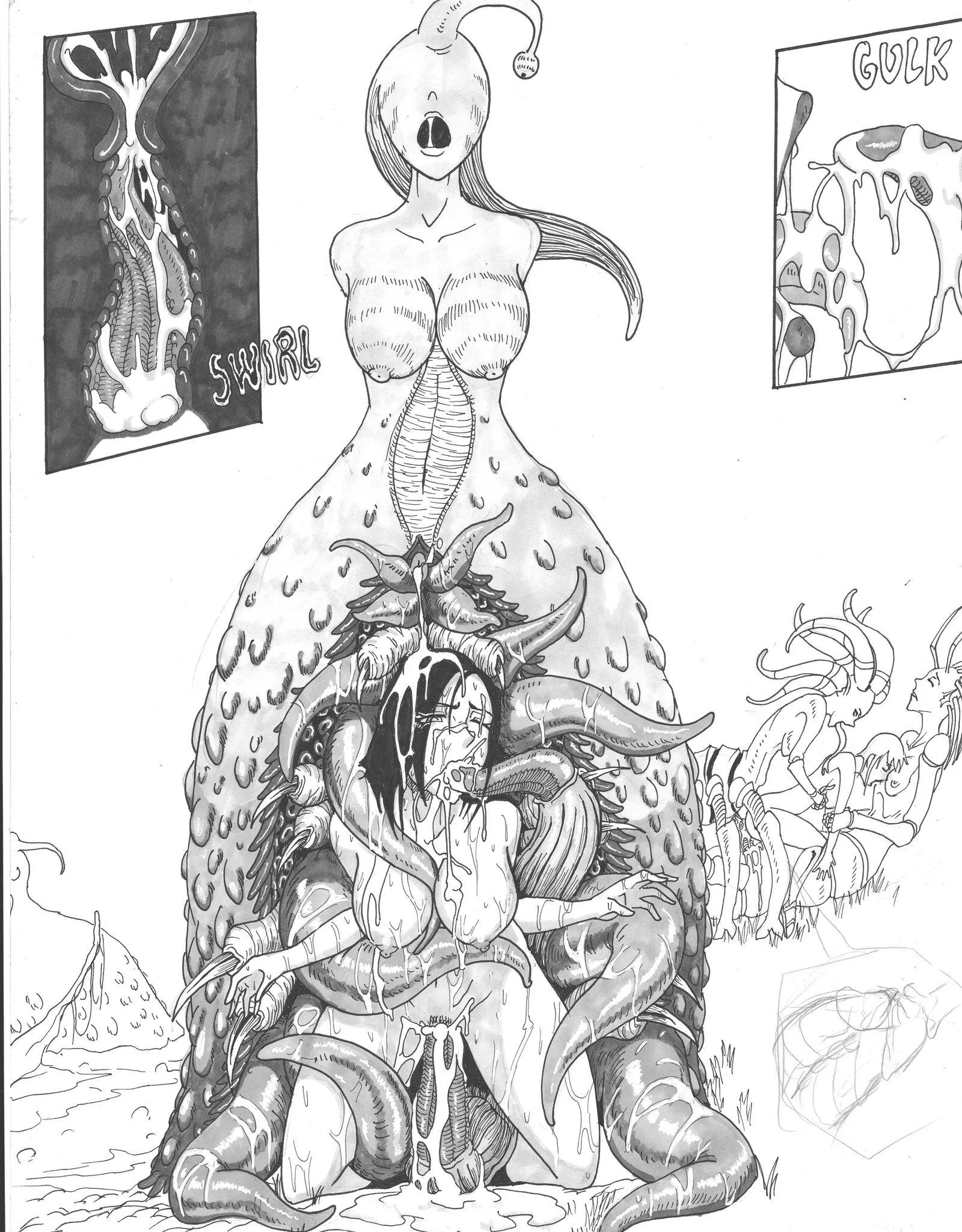 Not sure if this is too extreme but here's some hentai bondage