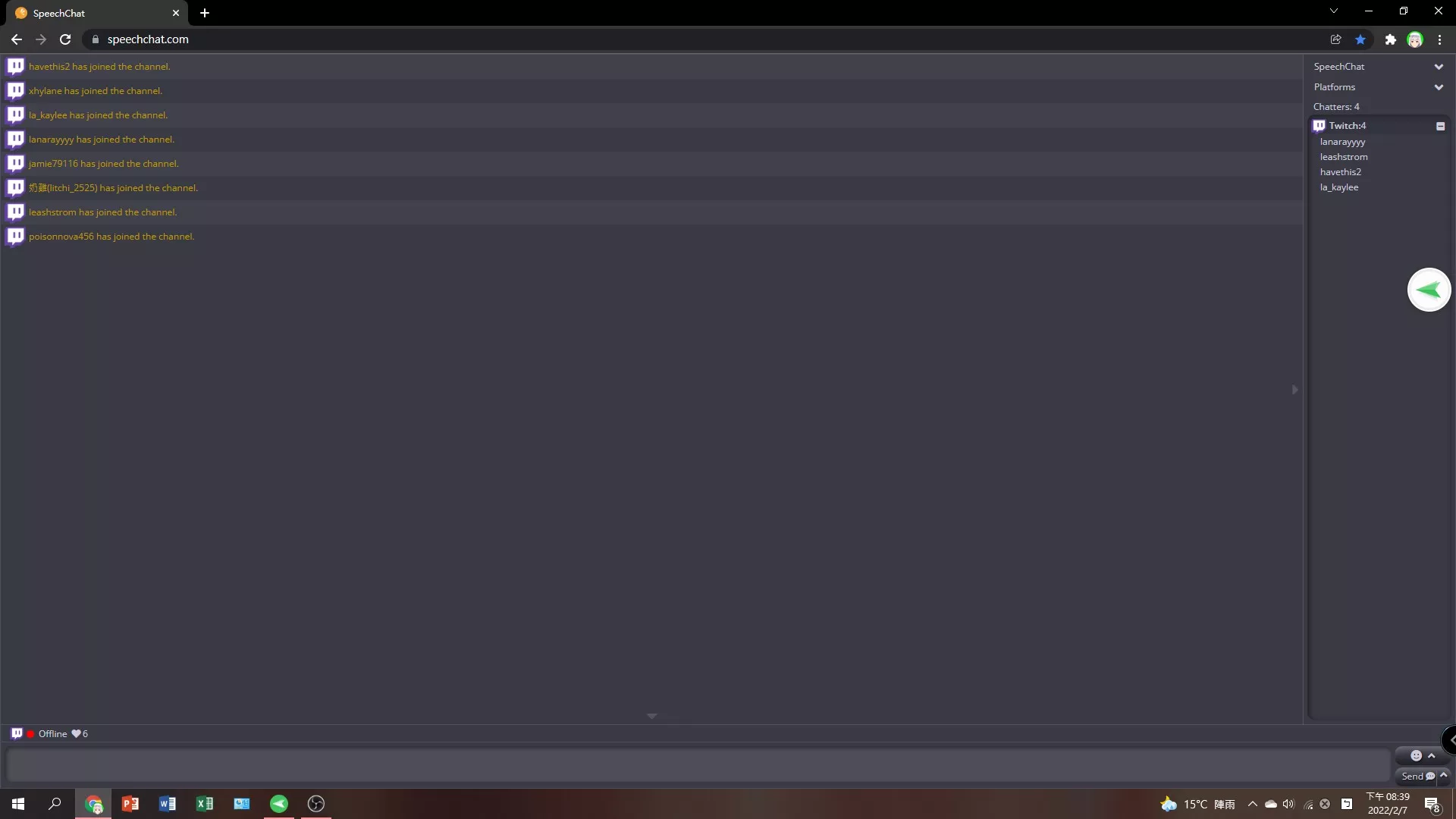 not sure if those are bots, some of them join my channel right after my stream begins